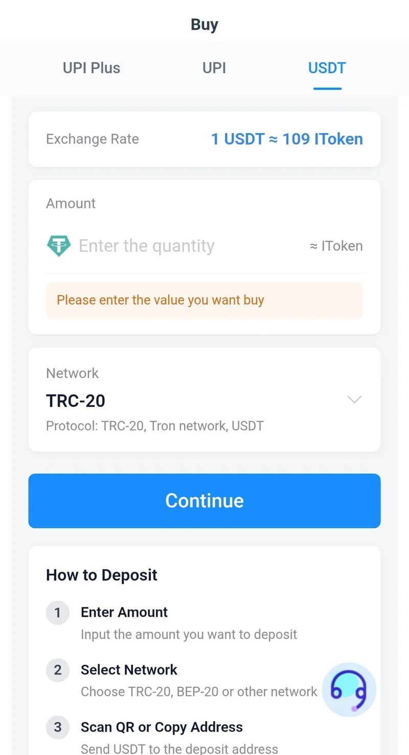 ViviPay USDT Deposit